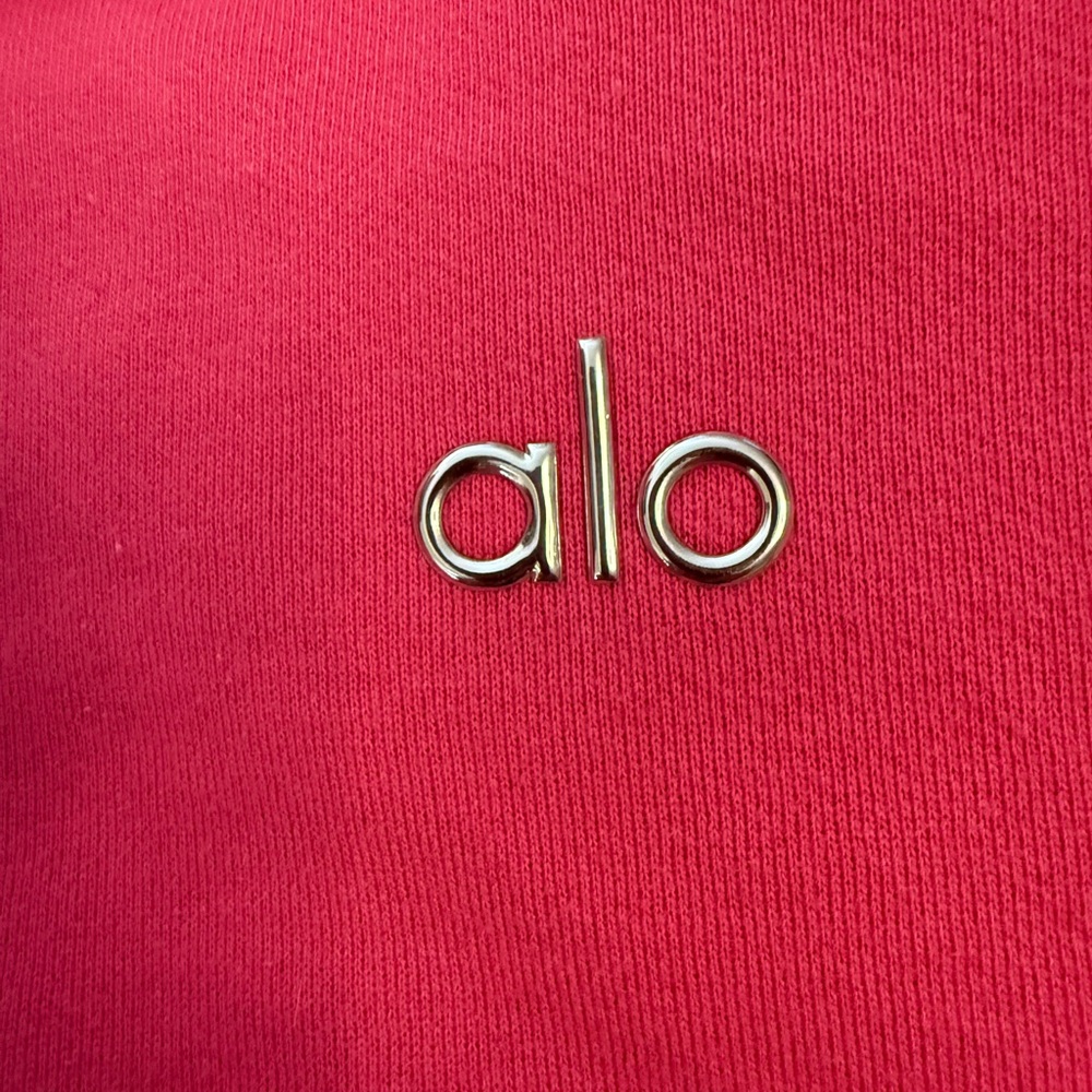 ALO Yoga Accolade crew neck pullover-pink summer crush. Women’s size Large. - Picture 2 of 10